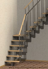 Модульні сходи, варіанти складання &mdash; Решения в металле